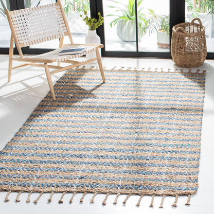 Safavieh Cape Cod Cap844M Blue/Natural Area Rug