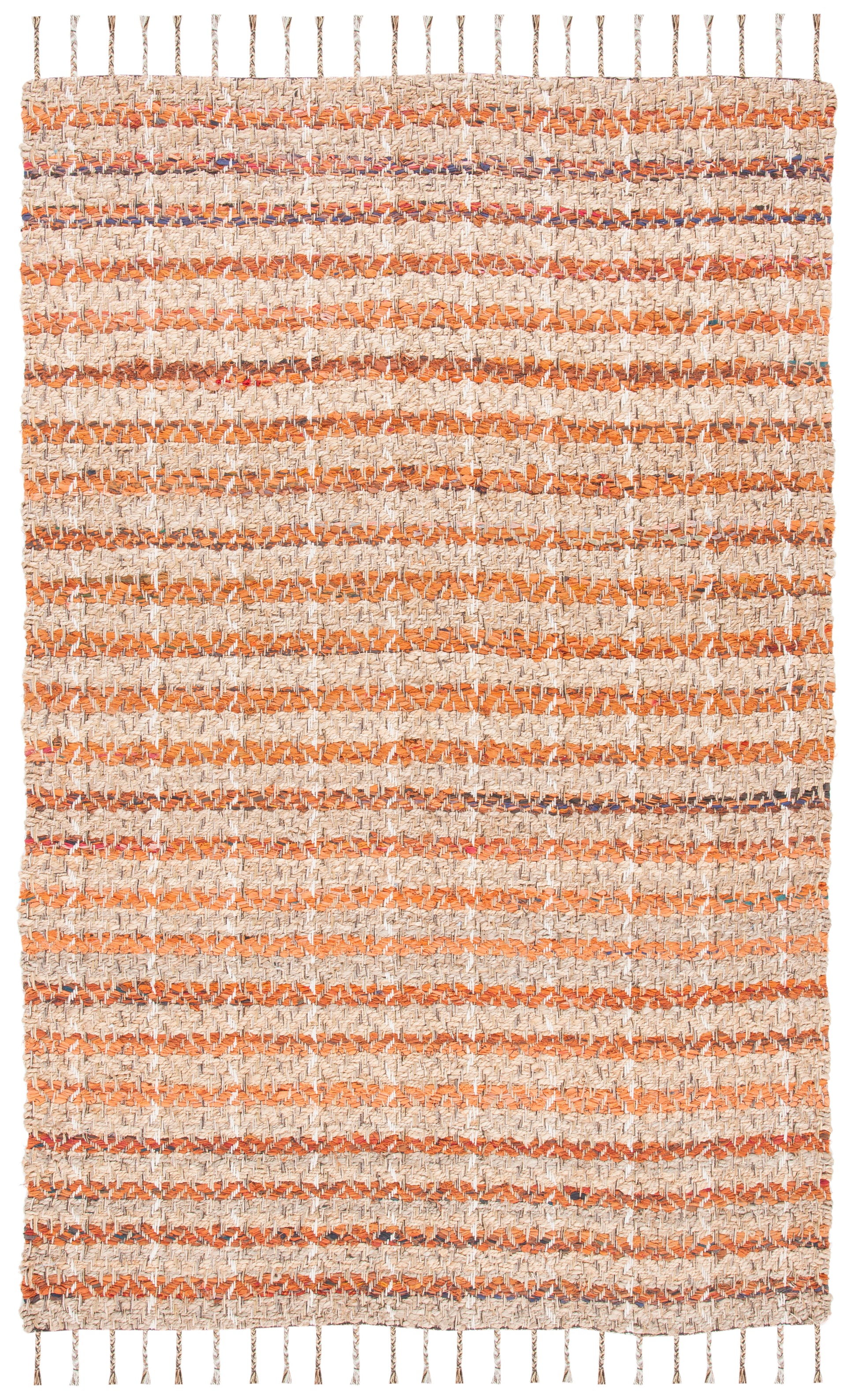 Safavieh Cape Cod Cap844P Orange/Natural Area Rug