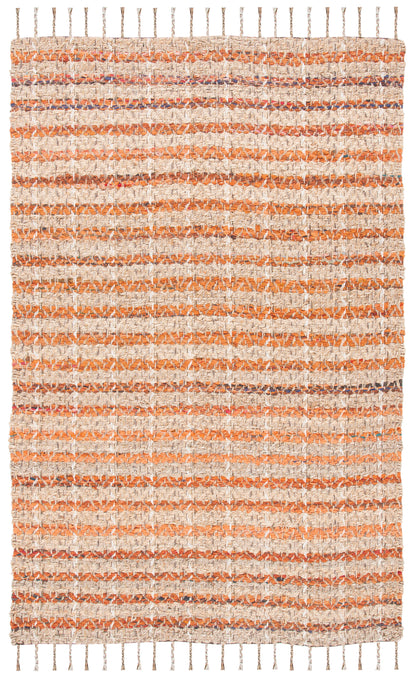 Safavieh Cape Cod Cap844P Orange/Natural Area Rug