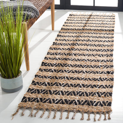 Safavieh Cape Cod Cap844Z Black/Natural Area Rug