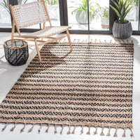 Safavieh Cape Cod Cap844Z Black/Natural Area Rug