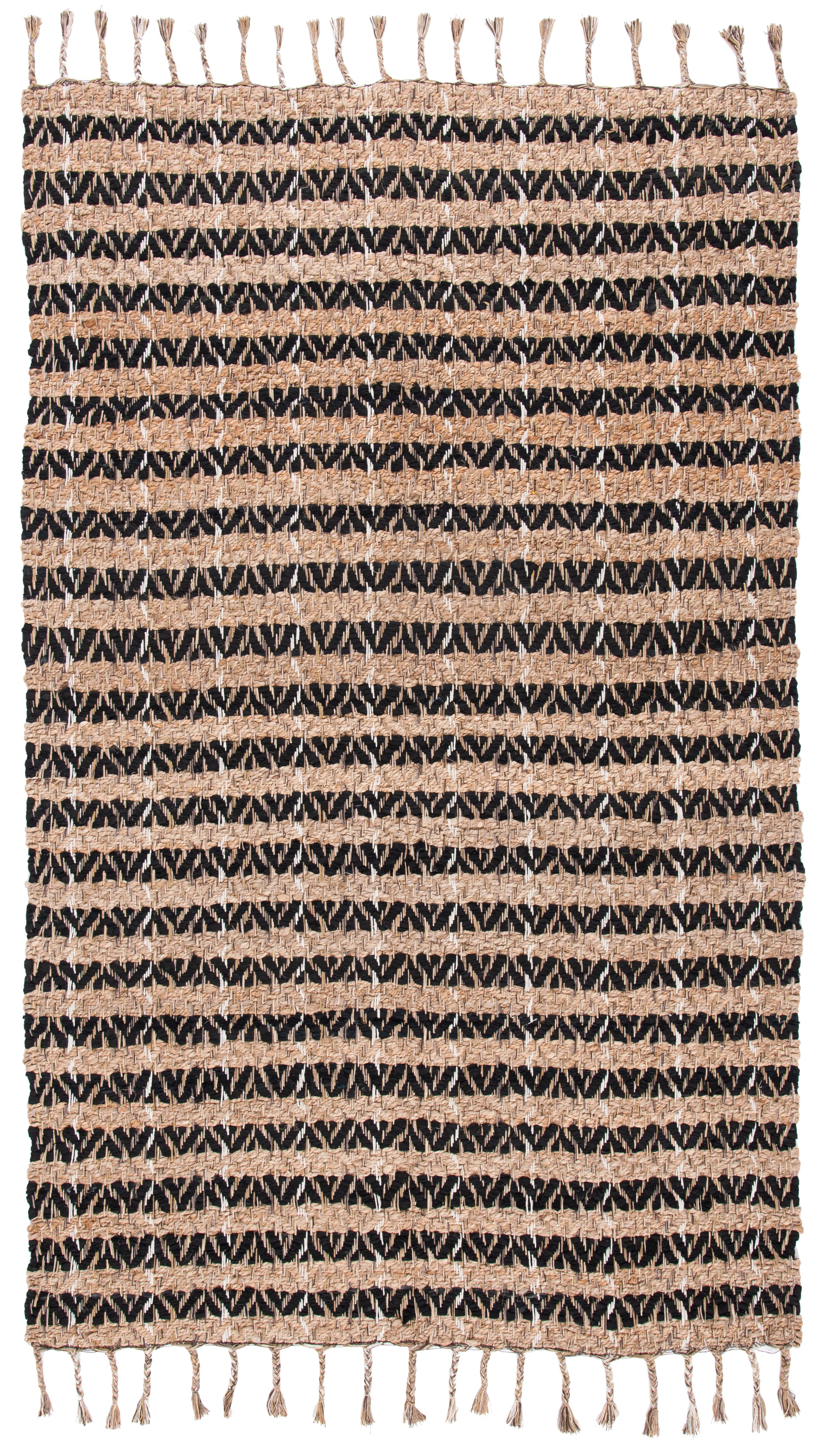 Safavieh Cape Cod Cap844Z Black/Natural Area Rug