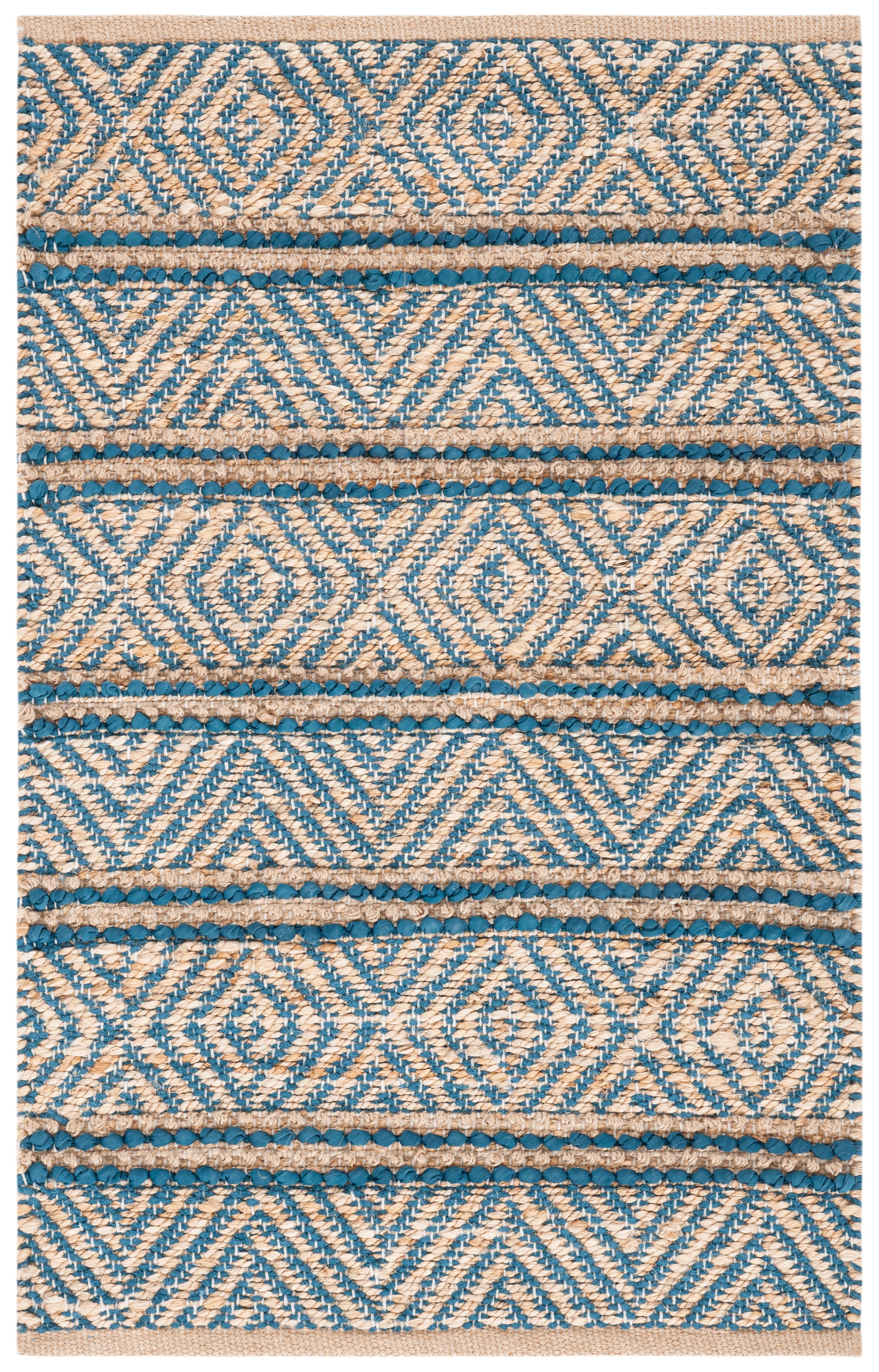 Safavieh Cape Cod Cap845N Navy/Natural Area Rug