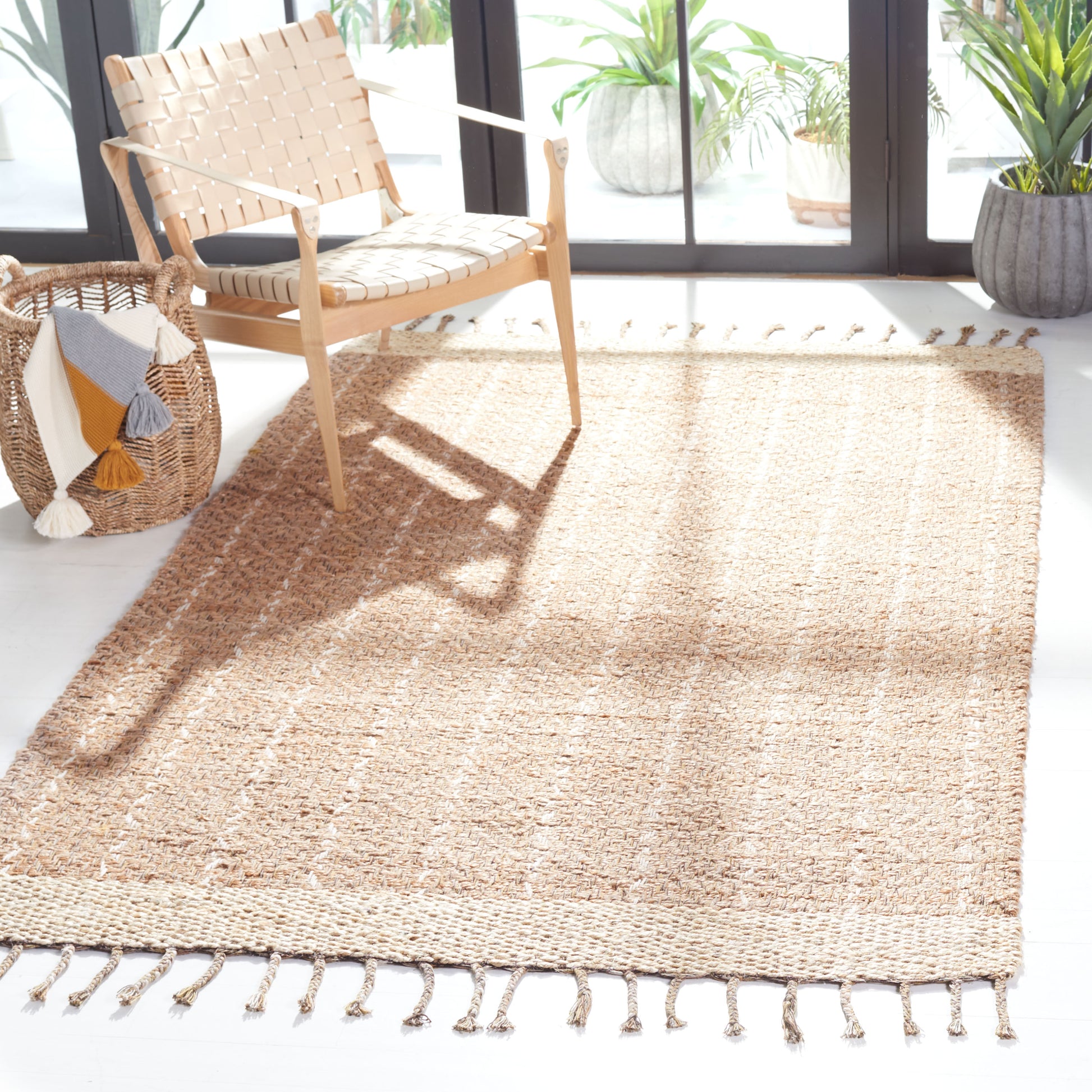 Safavieh Cape Cod Cap846A Ivory/Natural Area Rug