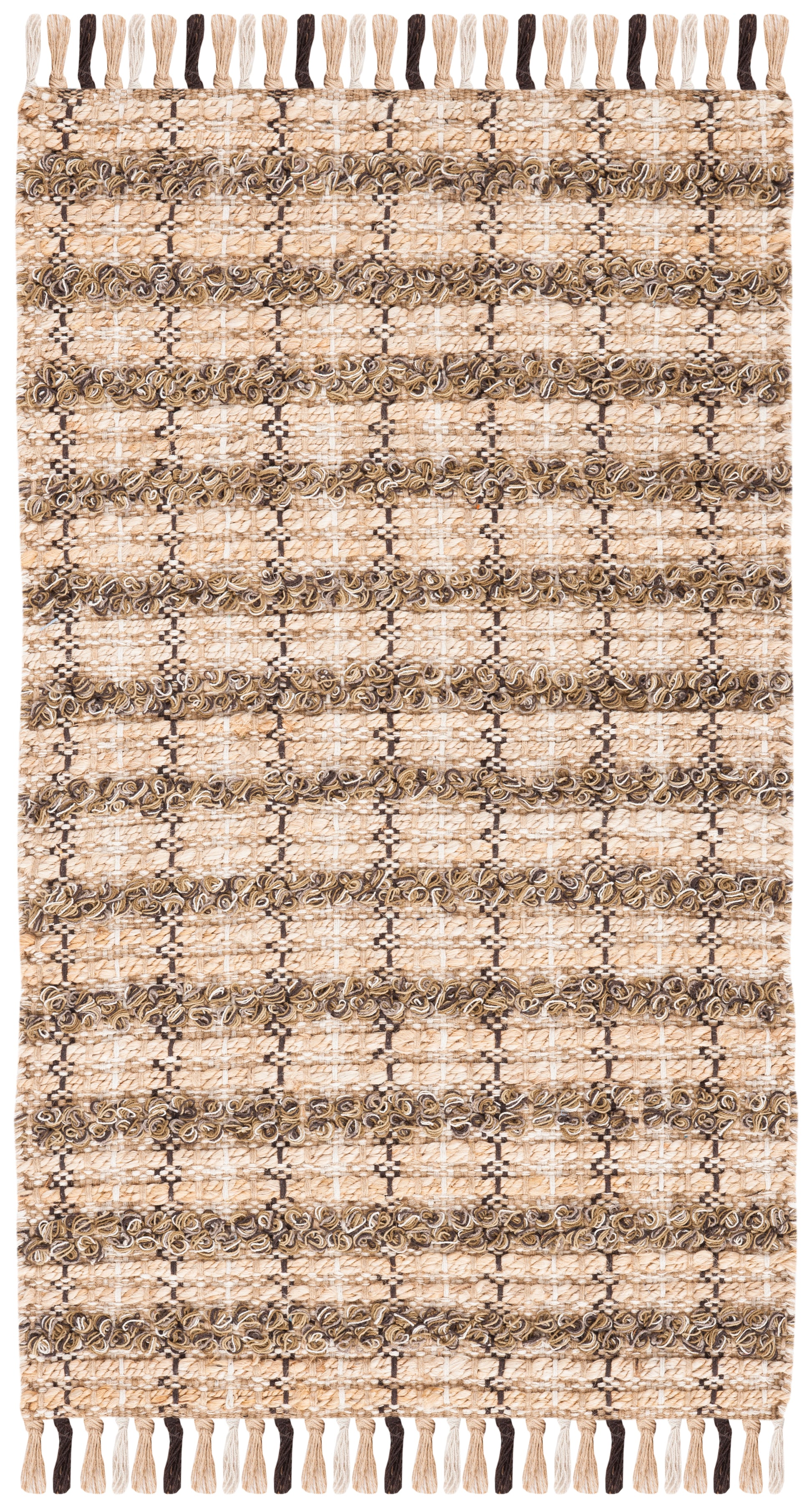 Safavieh Cape Cod Cap871T Brown/Natural Area Rug