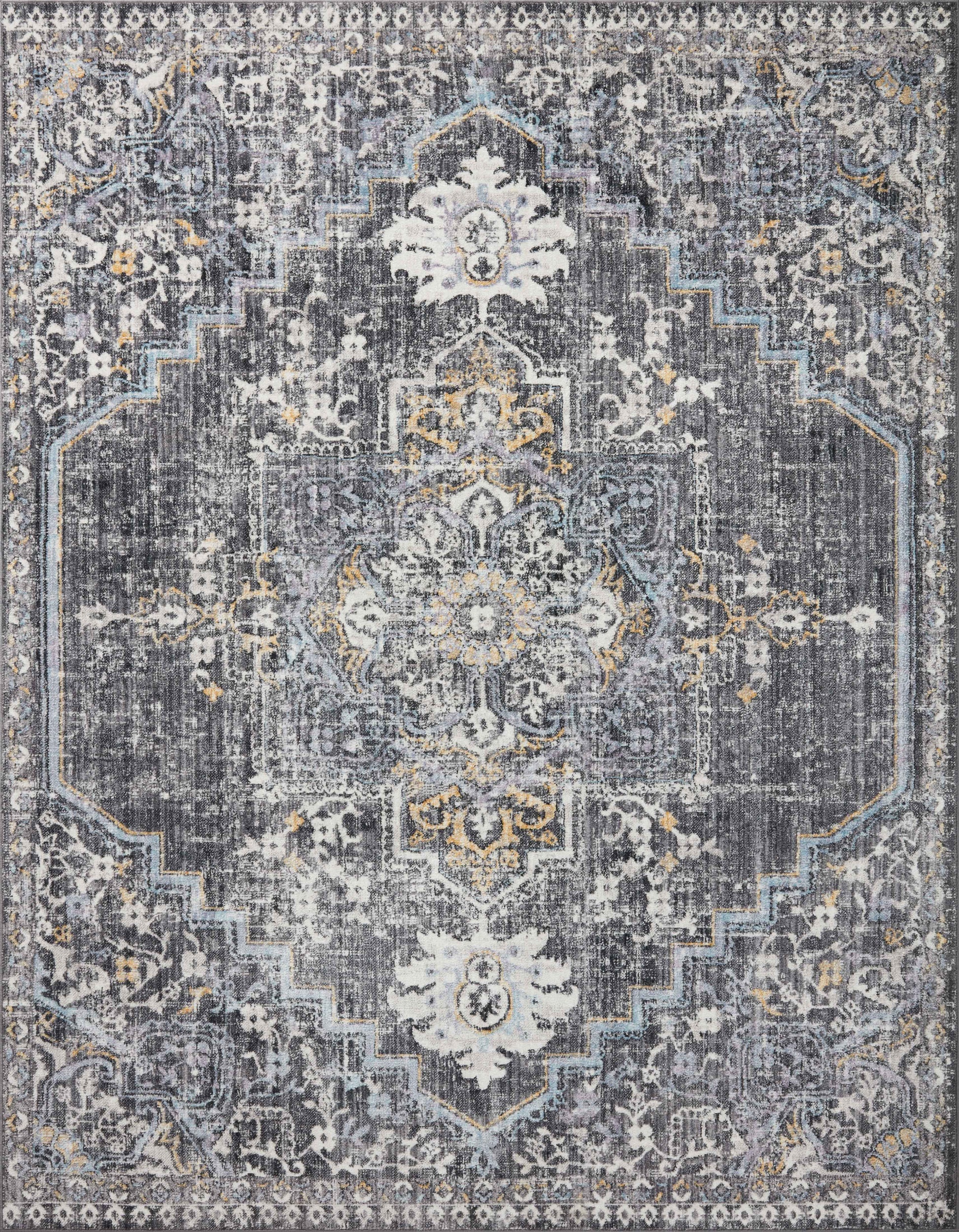 Loloi Cassandra Csn-02 Charcoal/Gold Area Rug