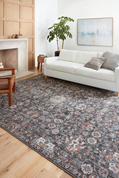 Loloi Cassandra Csn-03 Charcoal/Rust Area Rug