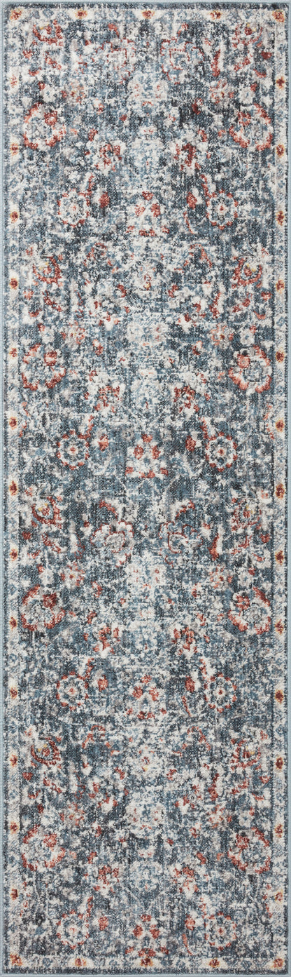 Loloi Cassandra Csn-04 Blue/Rust Area Rug