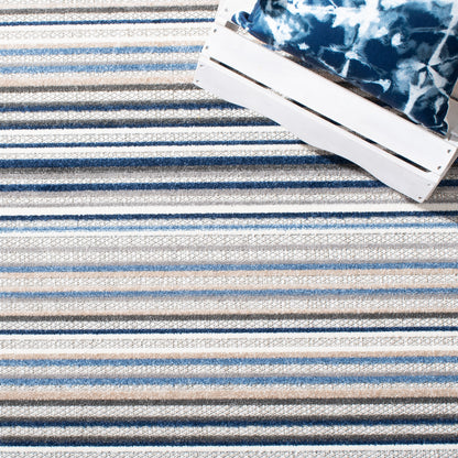 Safavieh Cabana Cbn323F Grey/Blue Area Rug