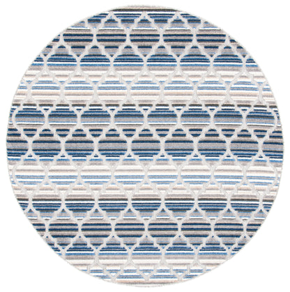 Safavieh Cabana Cbn333M Blue/Grey Area Rug