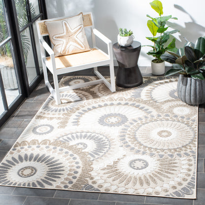 Safavieh Cabana Cbn382F Grey/Ivory Area Rug