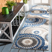 Safavieh Cabana Cbn382G Grey/Blue Area Rug