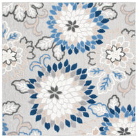 Safavieh Cabana Cbn391F Grey/Blue Area Rug