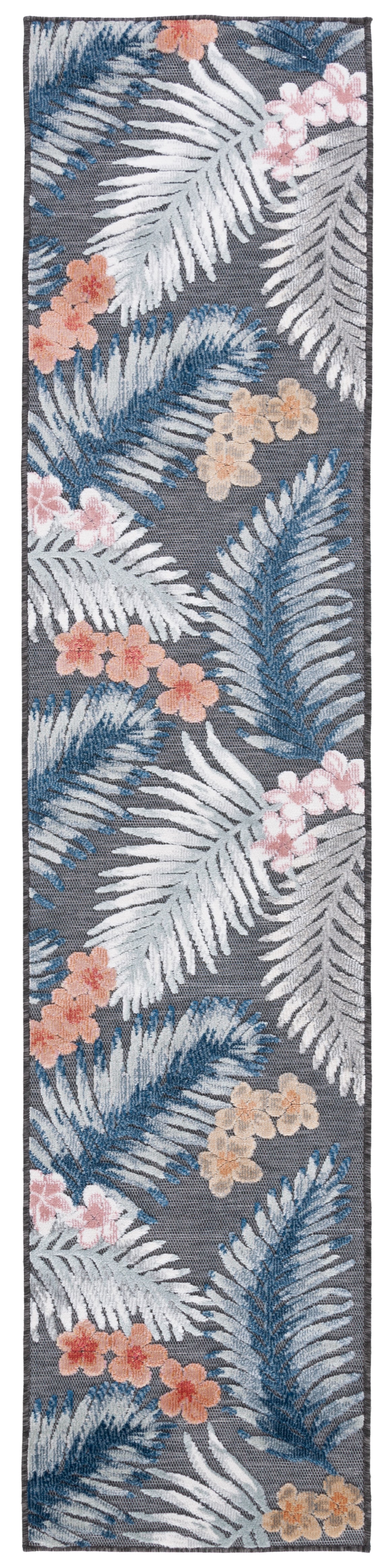 Safavieh Cabana Cbn451H Black/Rust Area Rug