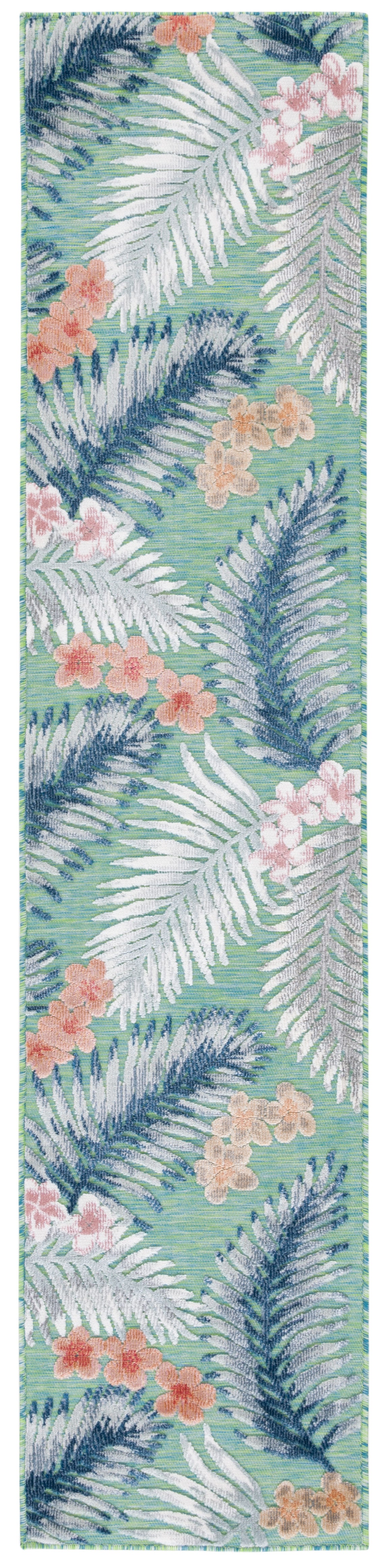 Safavieh Cabana Cbn451Y Green/Navy Area Rug