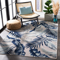 Safavieh Cabana Cbn452F Grey/Navy Area Rug