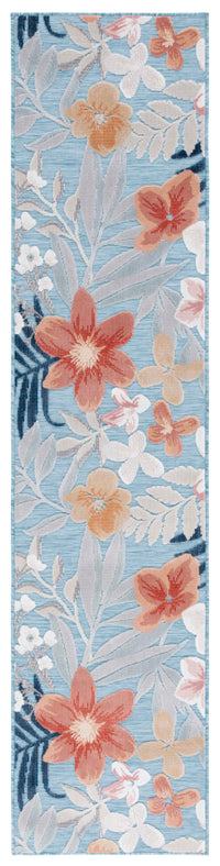 Safavieh Cabana Cbn454J Aqua/Rust Area Rug