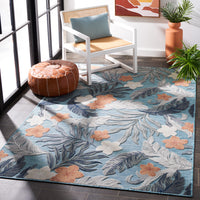 Safavieh Cabana Cbn456M Blue/Grey Area Rug