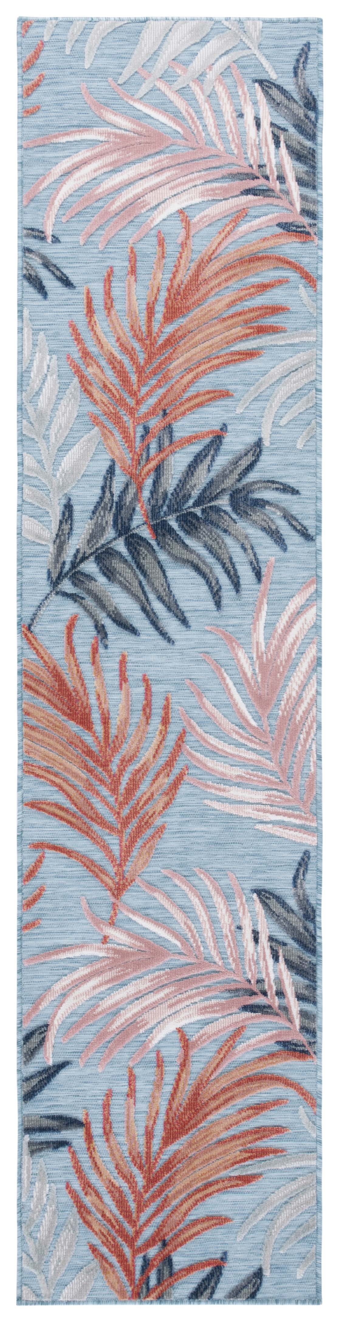 Safavieh Cabana Cbn458M Blue/Rust Area Rug