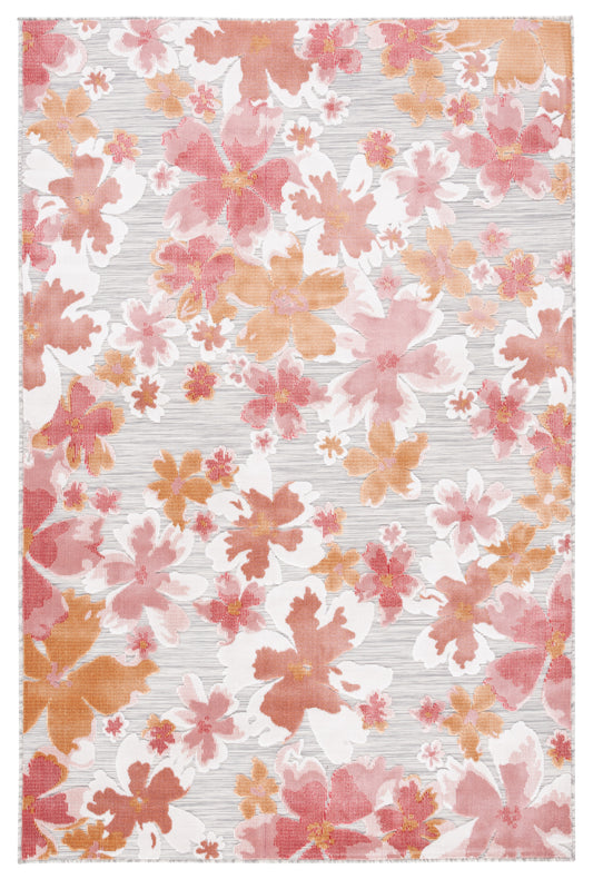 Safavieh Cabana Cbn488U Grey/Rose Area Rug