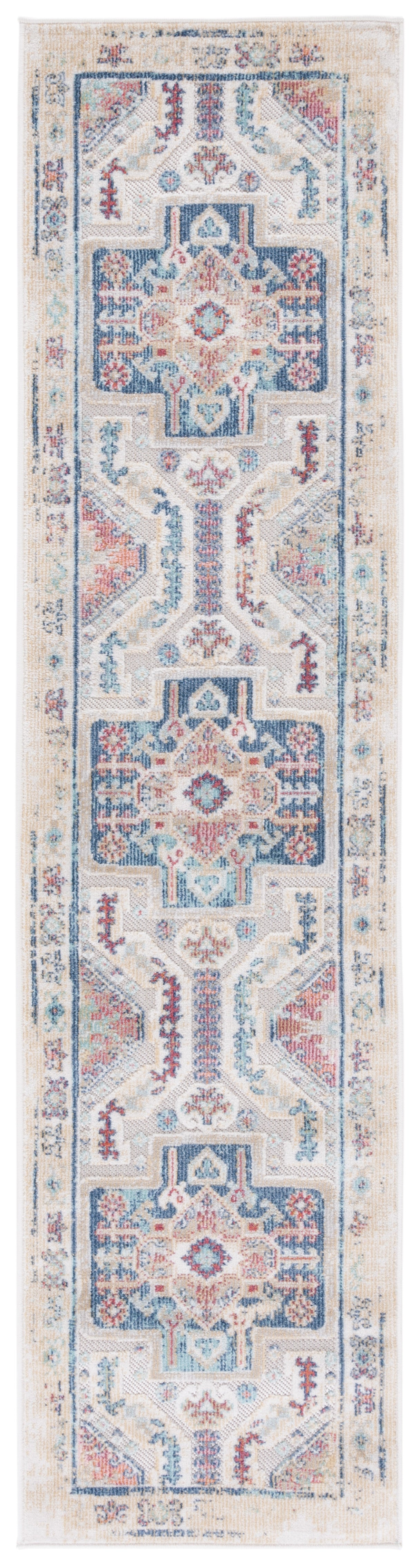 Safavieh Cabana Cbn521N Navy Aqua/Ivory Area Rug