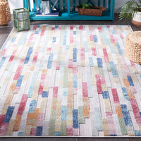 Safavieh Cabana Cbn531Q Red Aqua/Ivory Area Rug