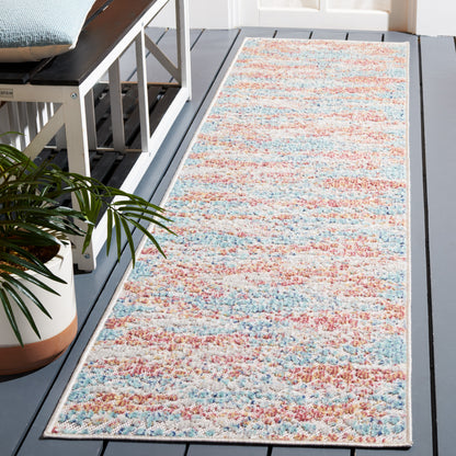 Safavieh Cabana Cbn533J Aqua/Pink Area Rug