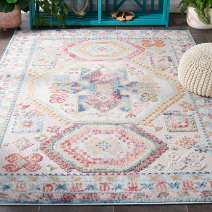 Safavieh Cabana Cbn541P Rust Blue/Ivory Area Rug