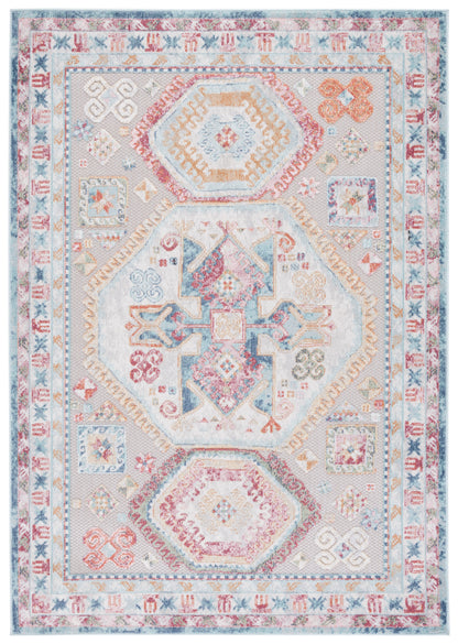 Safavieh Cabana Cbn541P Rust Blue/Ivory Area Rug