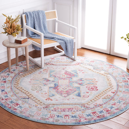 Safavieh Cabana Cbn541P Rust Blue/Ivory Area Rug