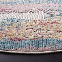 Safavieh Cabana Cbn561J Aqua/Pink Area Rug