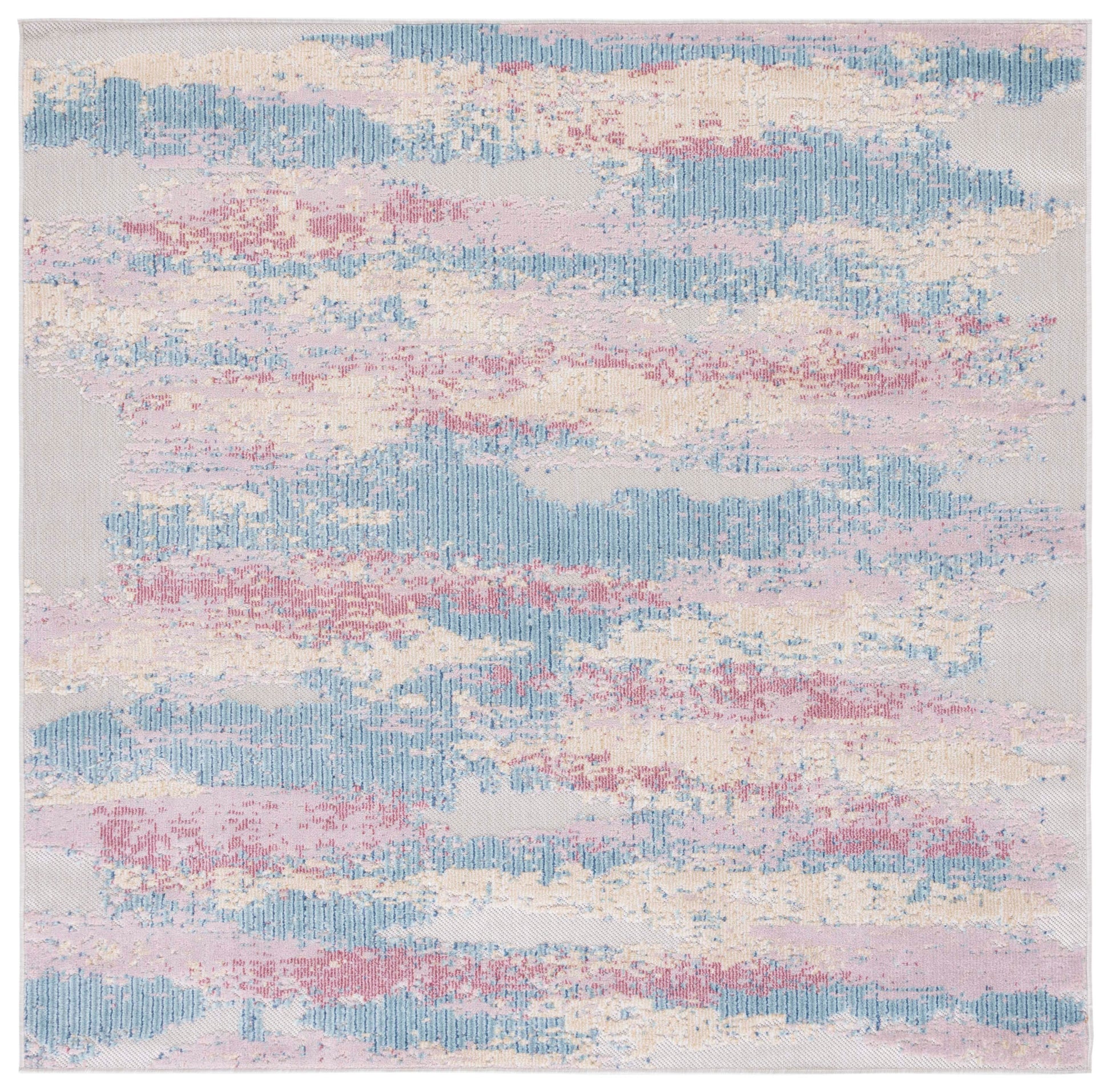 Safavieh Cabana Cbn561J Aqua/Pink Area Rug