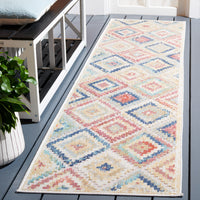 Safavieh Cabana Cbn571P Red Blue Multi Area Rug