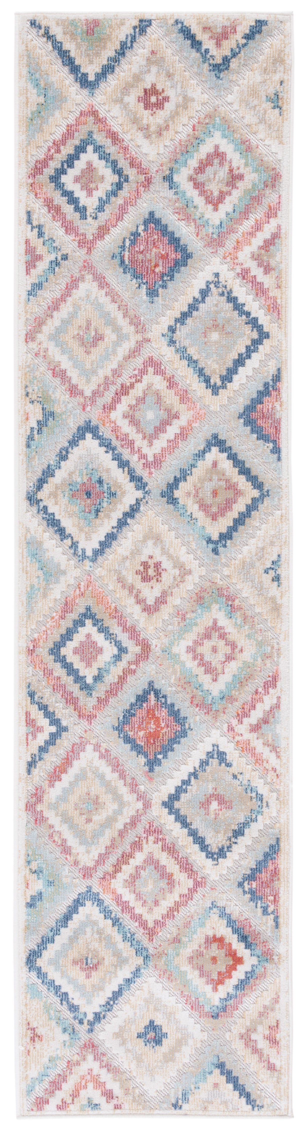 Safavieh Cabana Cbn571P Red Blue Multi Area Rug