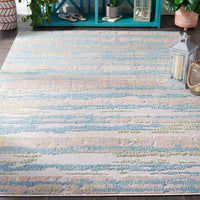 Safavieh Cabana Cbn591J Aqua/Pink Area Rug