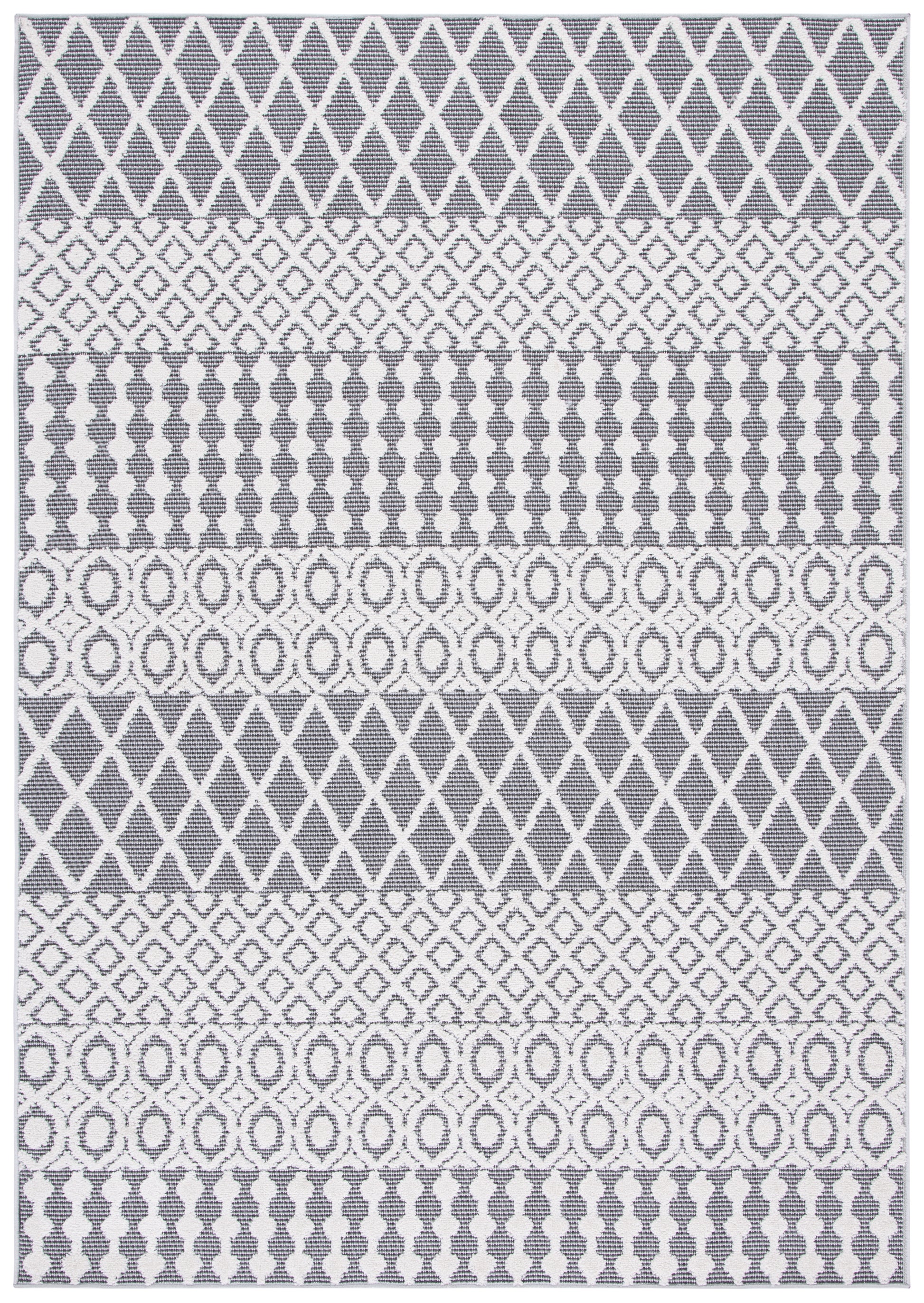 Safavieh Cabana Cbn652A Ivory/Grey Area Rug