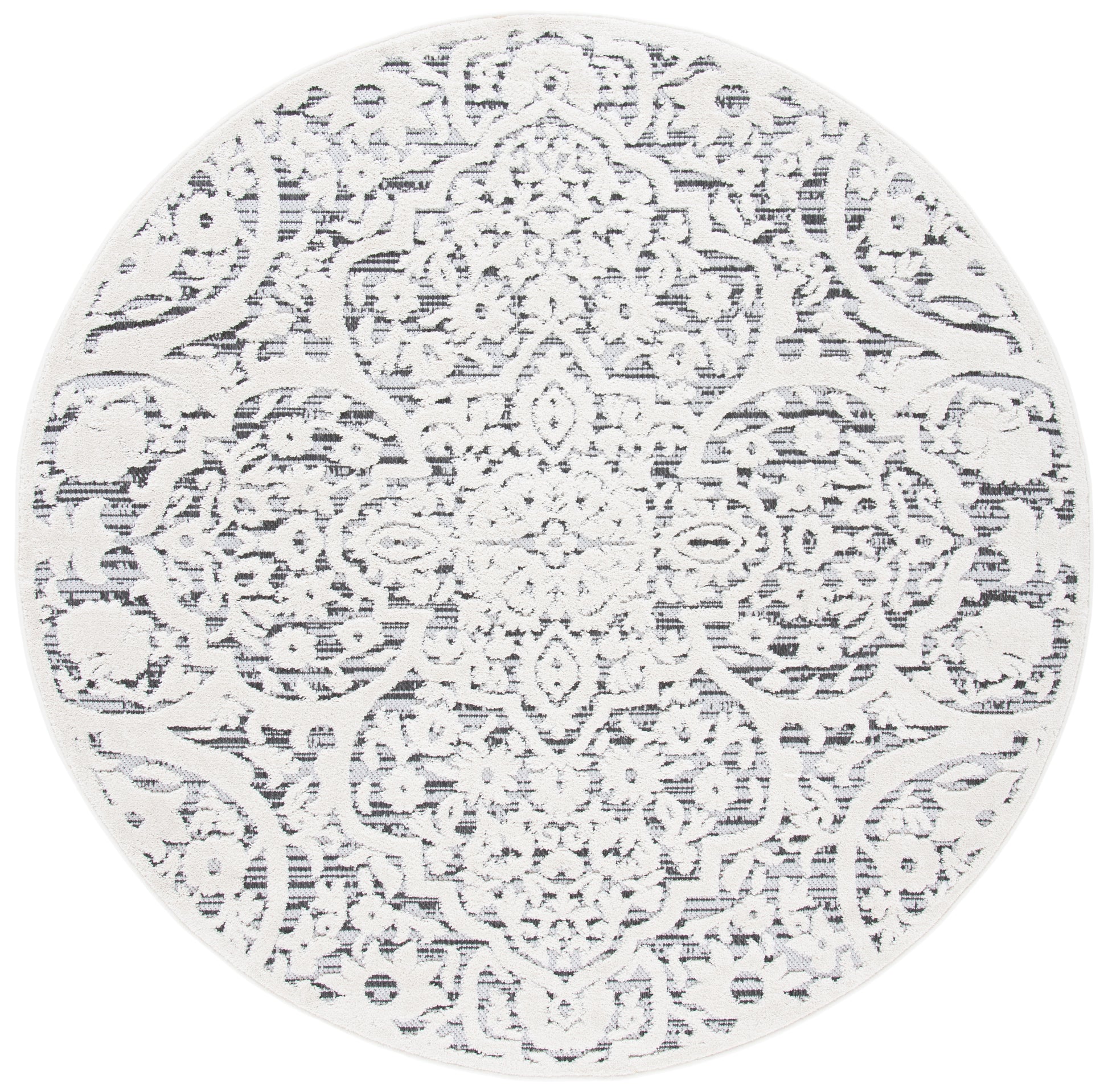 Safavieh Cabana Cbn656A Ivory/Grey Area Rug