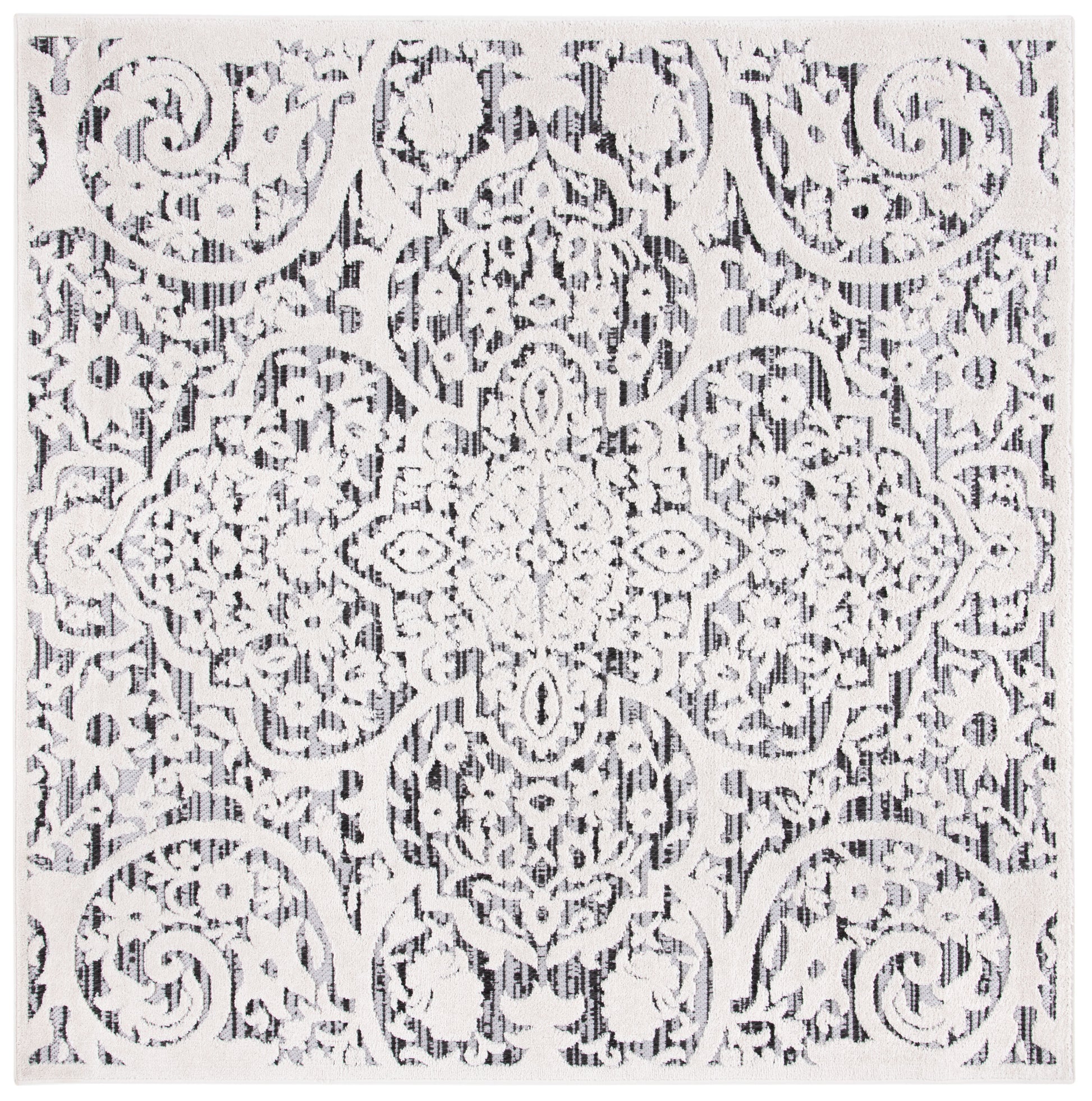 Safavieh Cabana Cbn656A Ivory/Grey Area Rug