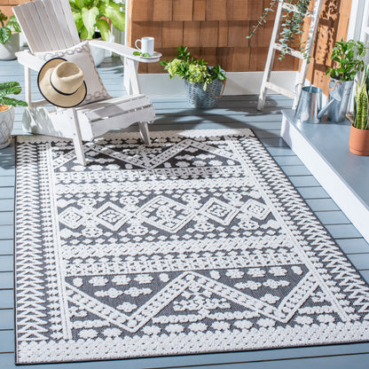 Safavieh Cabana Cbn658A Ivory/Grey Area Rug