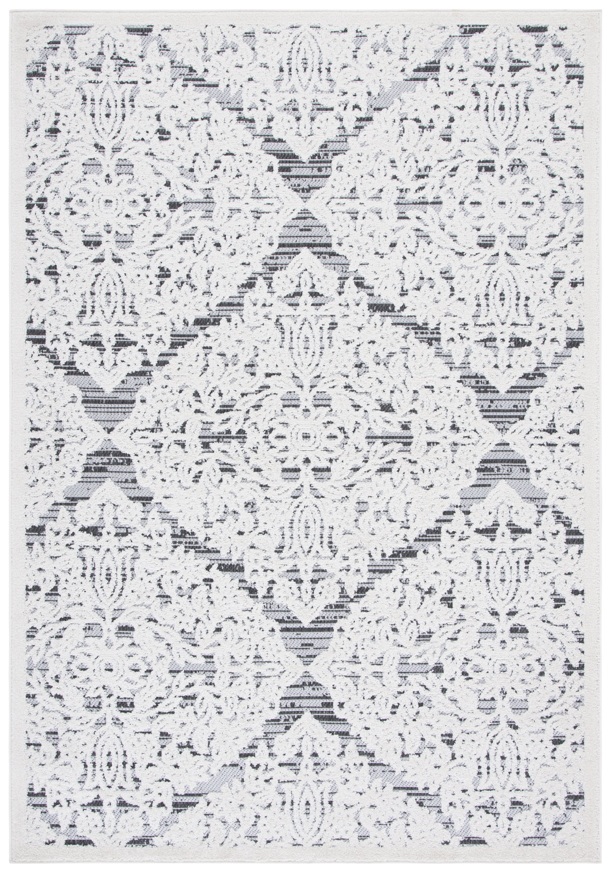 Safavieh Cabana Cbn660A Ivory/Grey Area Rug