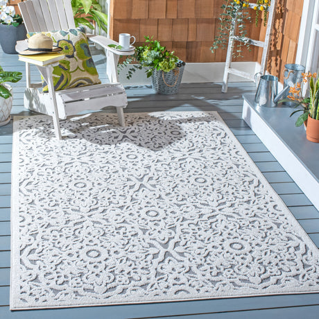 Safavieh Cabana Cbn662A Ivory/Grey Rug.