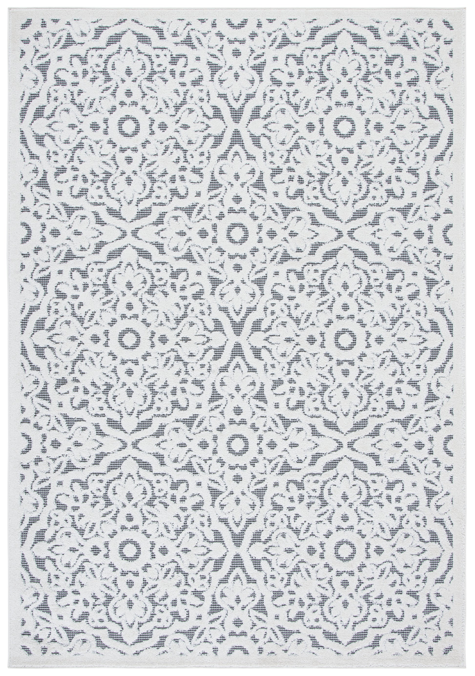 Safavieh Cabana Cbn662A Ivory/Grey Area Rug