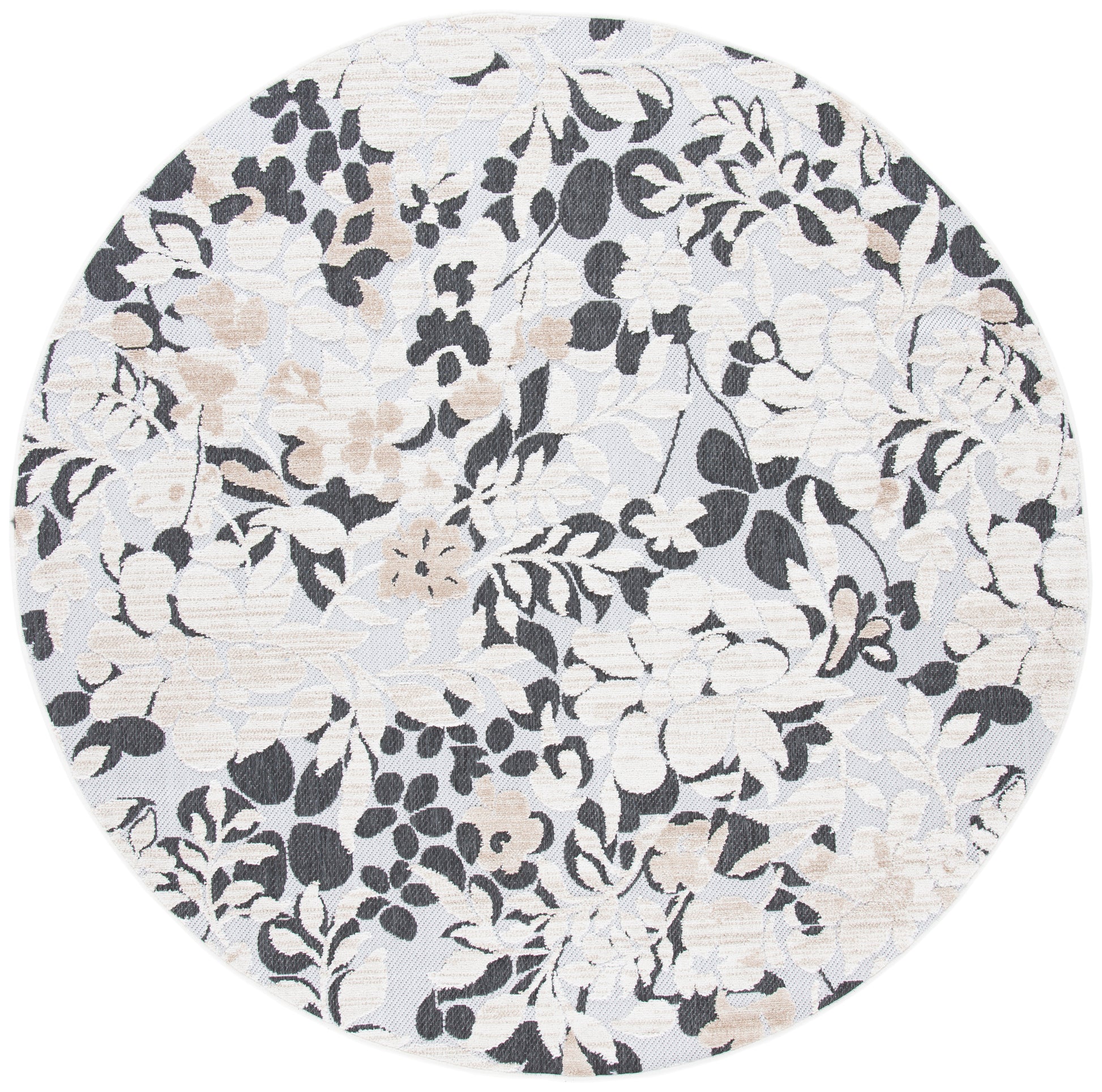 Safavieh Cabana Cbn672A Ivory/Charcoal Area Rug