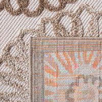 Safavieh Cabana Cbn676C Beige/Orange Area Rug