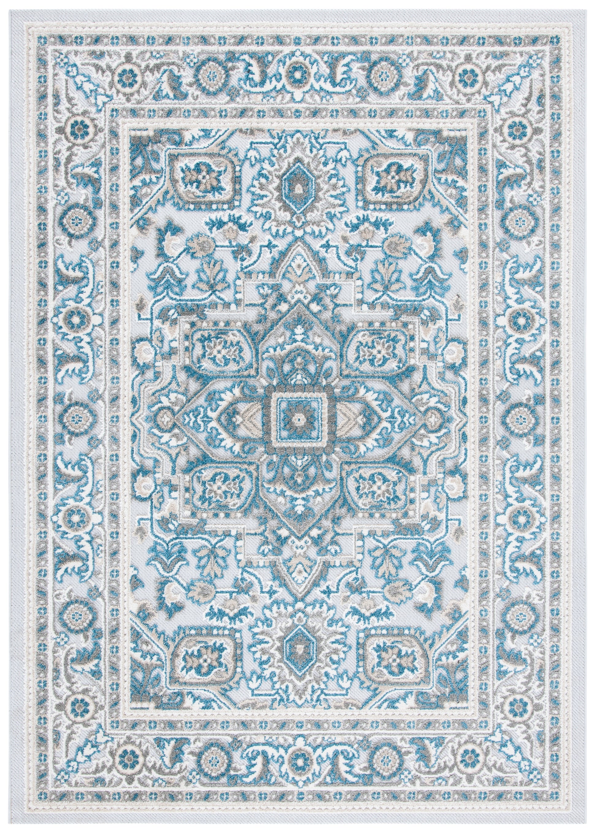 Safavieh Cabana Cbn680N Navy/Grey Area Rug