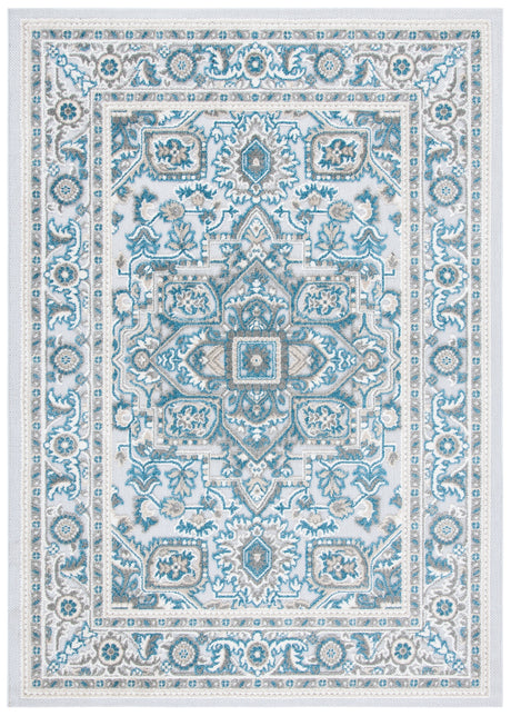 Safavieh Cabana Cbn680N Navy/Grey Rug.