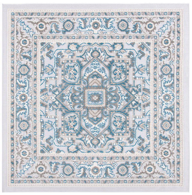 Safavieh Cabana Cbn680N Navy/Grey Rug.