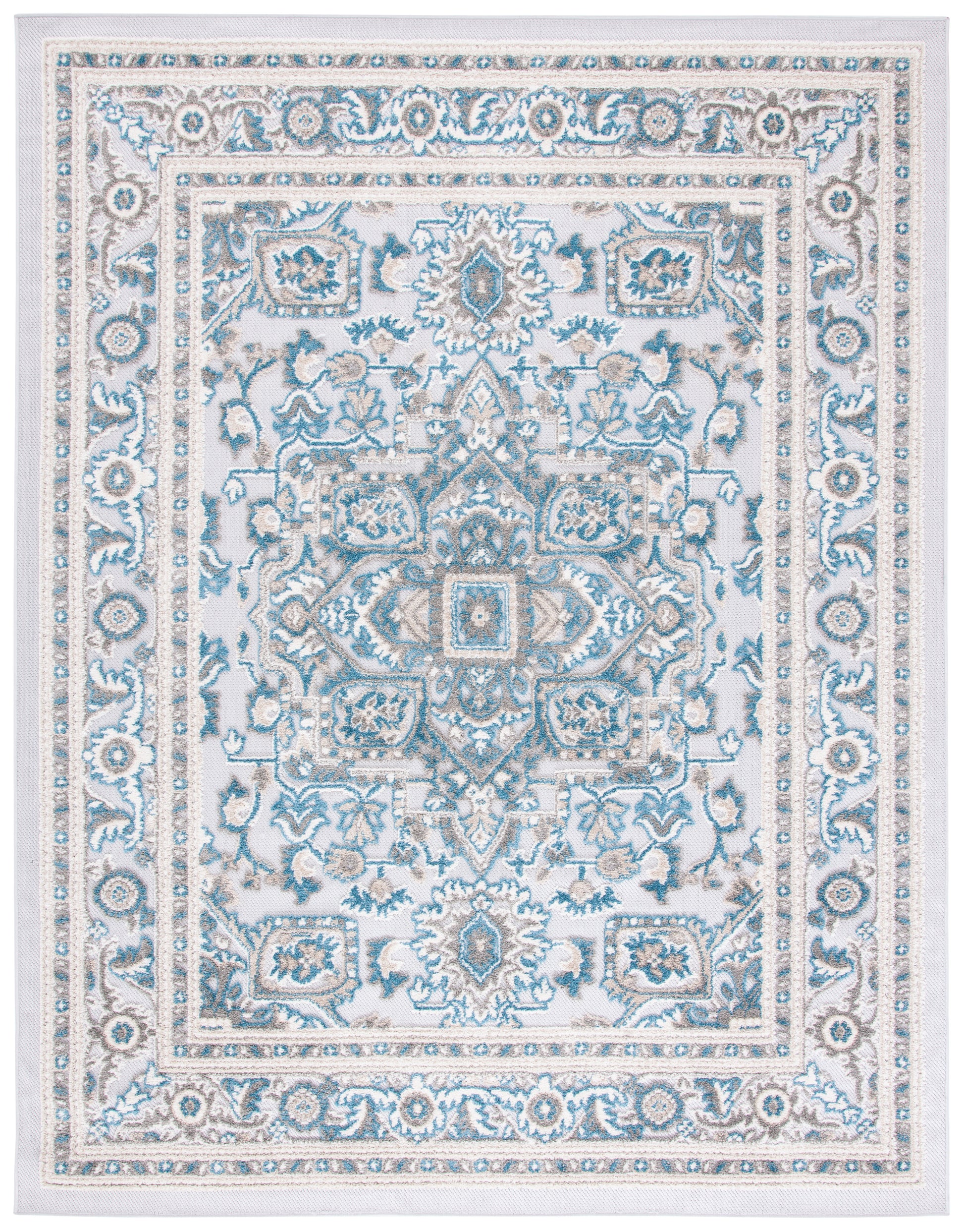 Safavieh Cabana Cbn680N Navy/Grey Area Rug