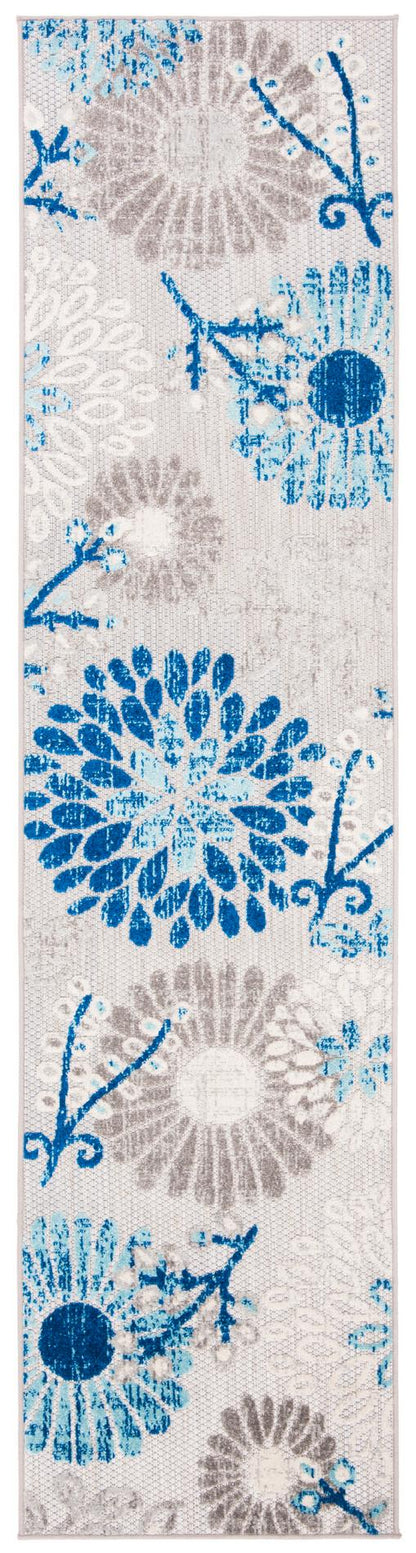 Safavieh Cabana Cbn832F Grey/Blue Area Rug