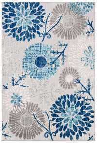 Safavieh Cabana Cbn832F Grey/Blue Area Rug